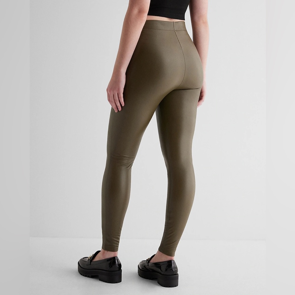 Faux Leather Leggings - Picture 2 of 9